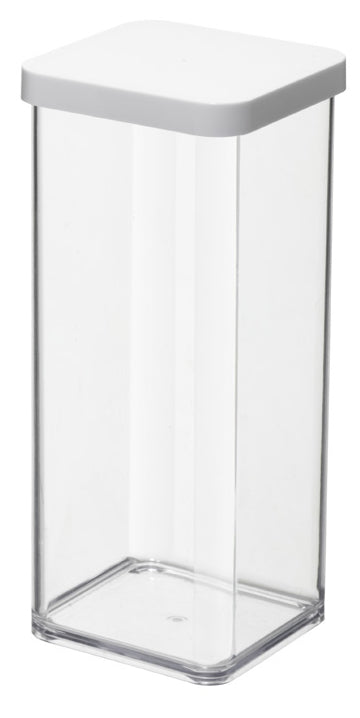 Rotho Vorratsdose Loft – 2 l – 10 × 28,5 × 10 cm – Kunststoff – transparent