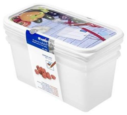 Rotho Vorratsdose 1,5 l, 23,3 × 11,8 × 13,6 cm, Polypropylen (PP), Transparent