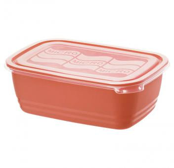Rotho Vorratsdose 1,9 l, 23,4 × 16,2 × 8,1 cm, Polypropylen (PP), rot