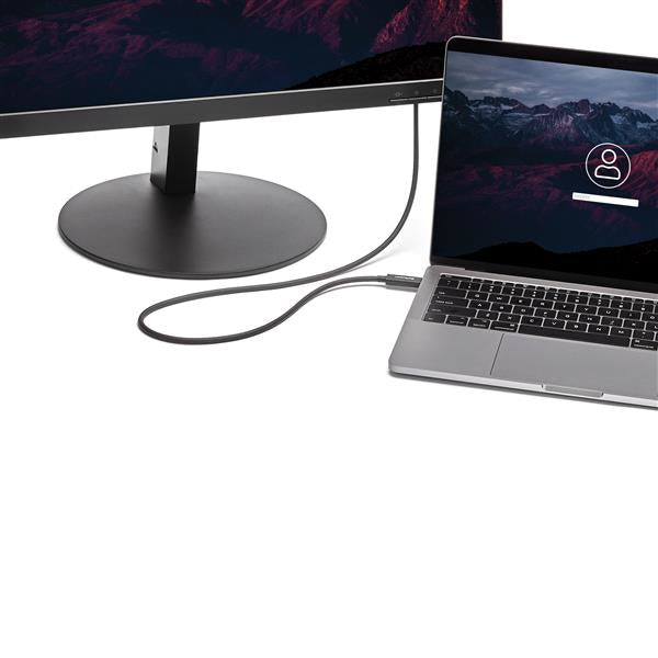 StarTech.com Thunderbolt 3 (USB-C) Kabel – 40 Gbit/s – 1 m – PVC-Mantel, Nickelkontakte – Schwarz