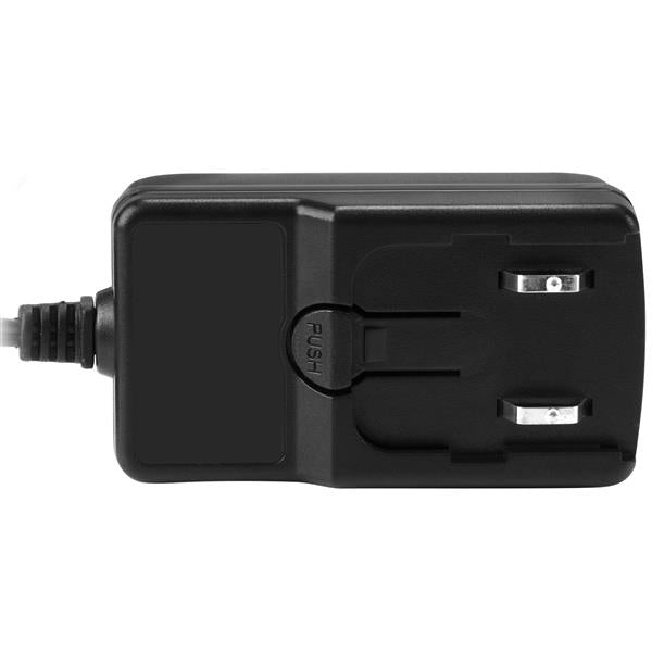 StarTech.com Netzteil DC 12 V 2 A 24 W – EU/UK/AU/NA Stecker – Schwarz