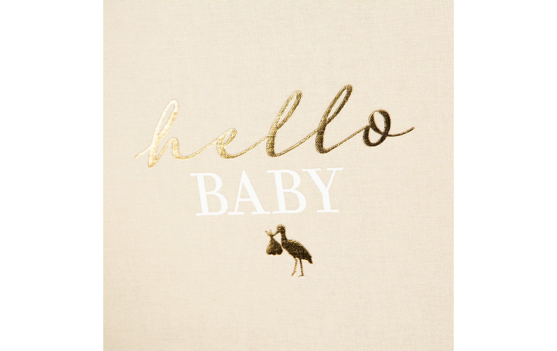 Goldbuch Babyalbum, 60 Seiten, Weiss, 30 × 31 cm, Leinen, Beige