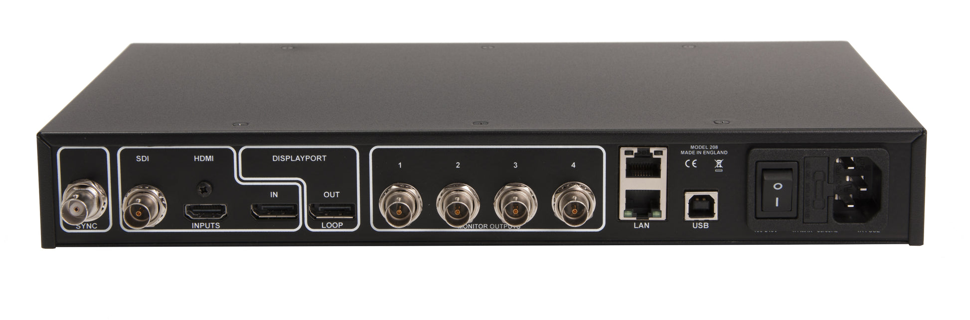 Datapath Fx4-SDI – Videowand-Controller, DP/HDMI/3G-SDI Ein / 4× 3G-SDI Aus, 4K@60 Hz, 10-bit