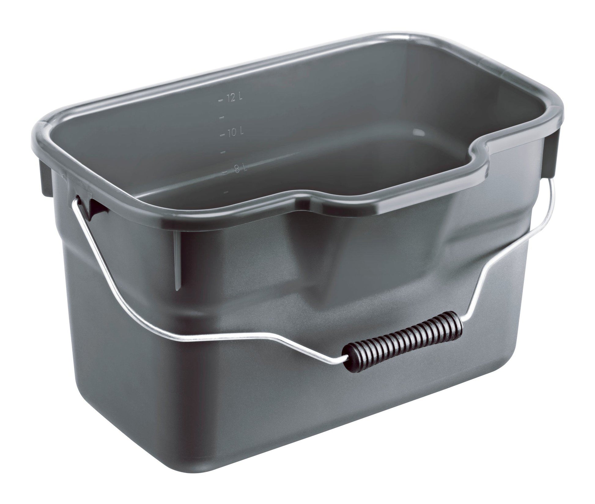 Rotho Putzeimer – 12000 ml, anthrazit, für handelsübliche Bodenreinigungssysteme