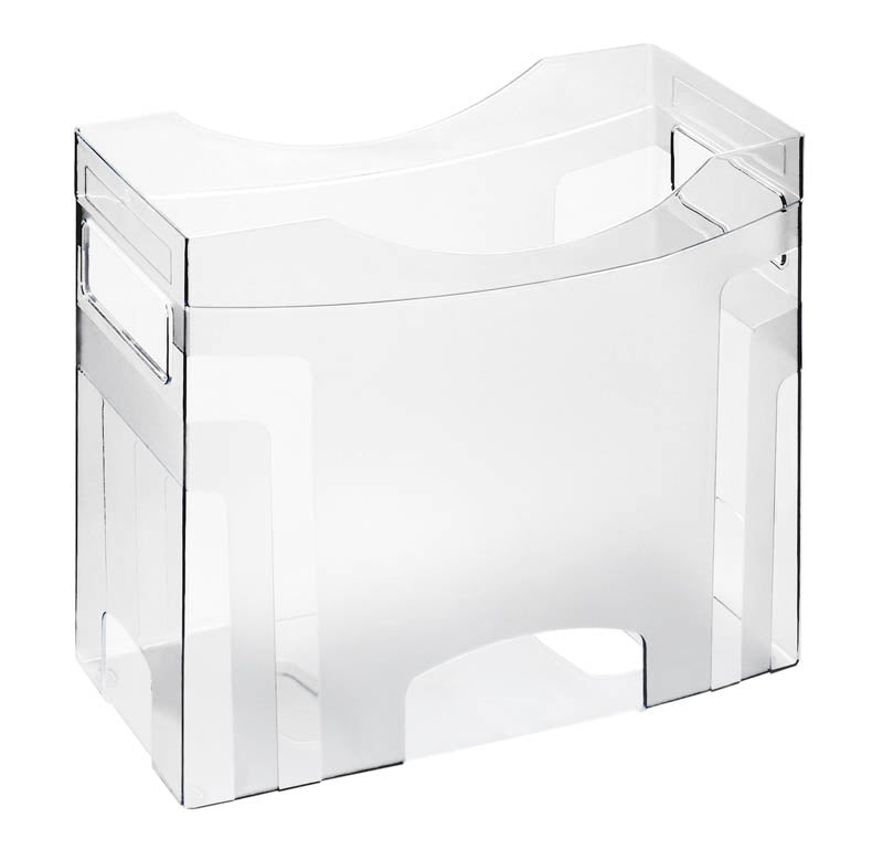 Rotho Cube Aufbewahrungsbox B 345 × H 265 × T 145 mm – für A4, transparent, PP, 1 Stück