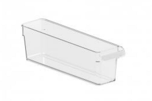 Rotho Kühlschrankorganizer Loft – 1,6 l – Kunststoff – Transparent – 31 × 9 × 7,5 cm