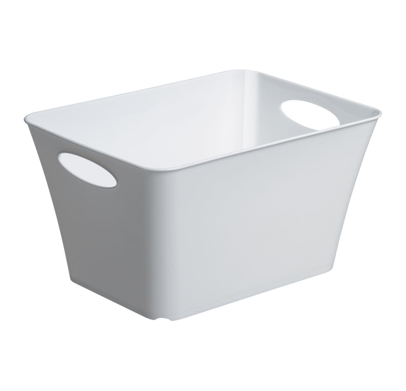 Rotho Aufbewahrungsbox – Kunststoff, weiss, 26 × 19,2 × 35 cm