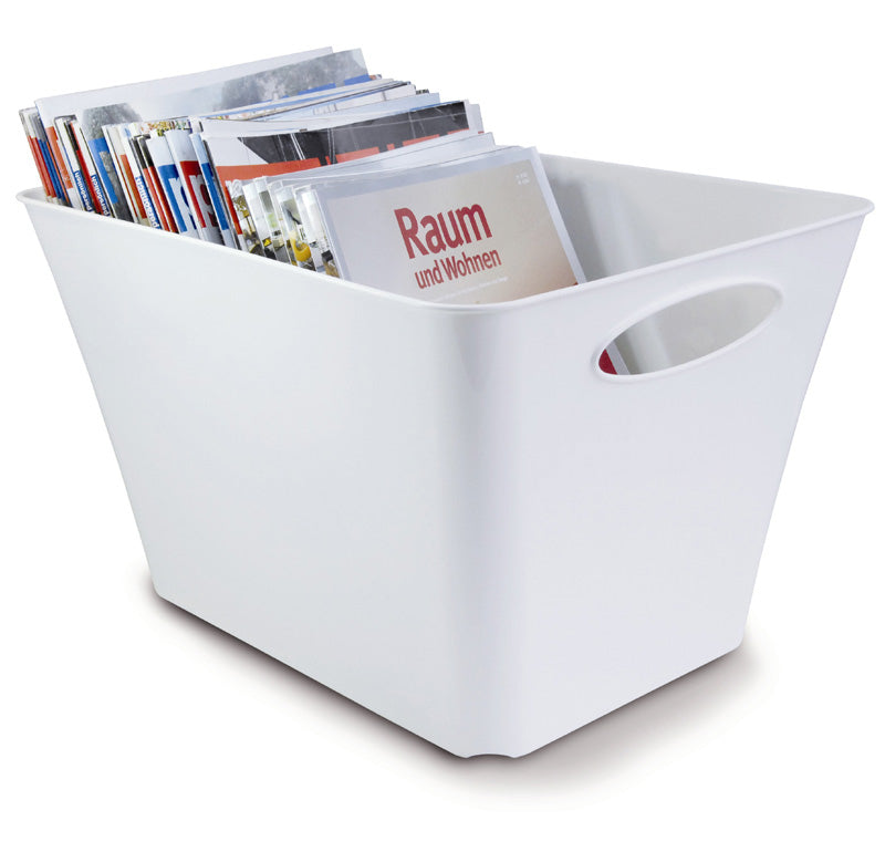 Rotho Aufbewahrungsbox – Kunststoff, Weiss, 32,1 × 26 × 43,1 cm – 1er-Pack