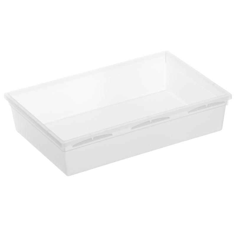 Rotho Ordnungssystem – Kunststoff, transparent, 23 × 5 × 15 cm – 1er-Pack