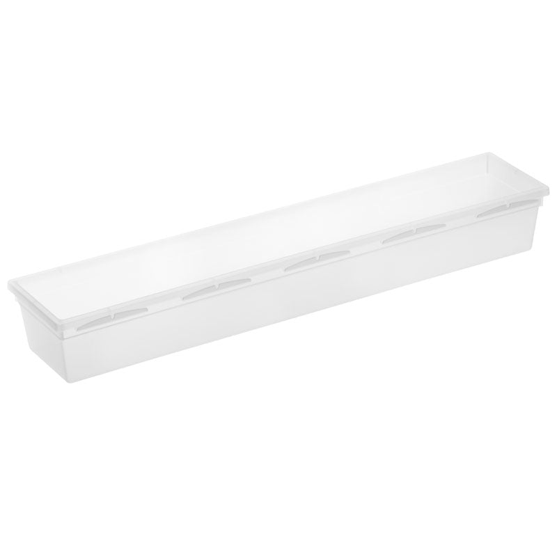Rotho Ordnungssystem Basic – Kunststoff, transparent, 38 × 5 × 8 cm