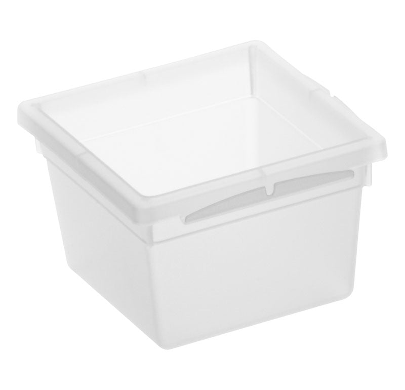 Rotho Ordnungssystem Basic – PP-Kunststoff, transparent, 8 × 5 × 8 cm – 1er-Pack