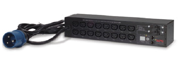 APC Rack-PDU – Geschaltet, Überwacht, 1-ph, Horizontal 2U, 32 A 230 V, 16×C13, IEC 60309, 3,05 m