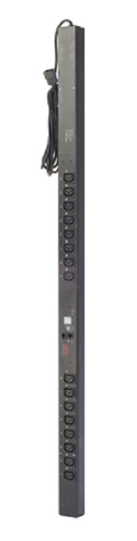 APC Rack-PDU Geschaltet 0U Vertikal, Einphasig 10 A 230 V, 13×C13, Eingang C14, 3,05 m – Schwarz