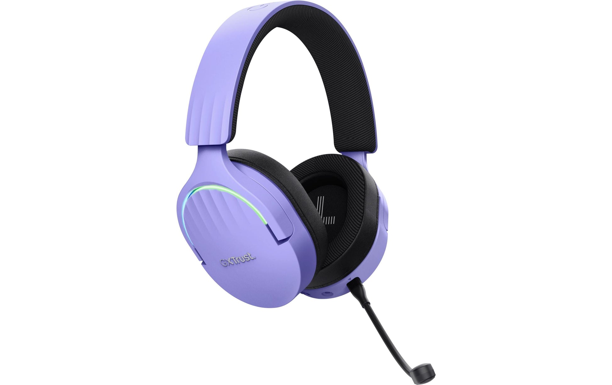 Trust GXT 491P FAYZO – Over-Ear Gaming-Headset – USB-A, Surround-Sound, Stummschaltung – Schwarz/Violett