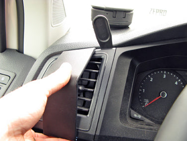 Brodit Auto-Halterung, Lüftungsmontage – für Volkswagen Caravelle, T6 Transporter/Pickup 2016–2017 – Schwarz