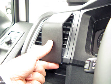 Brodit Auto-Halterung, Lüftungsmontage – für Volkswagen Caravelle, T6 Transporter/Pickup 2016–2017 – Schwarz