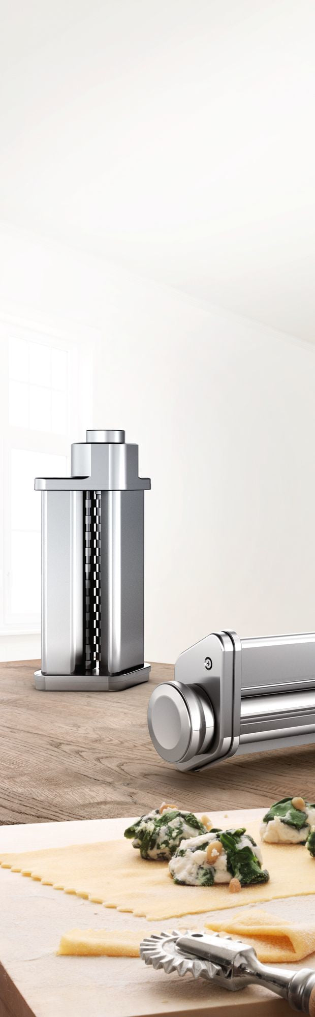 Bosch Nudelpresse, 11 × 11,5 × 38,5 cm, Edelstahl – für Bosch Modellreihe OptiMUM, MUZ9PP1