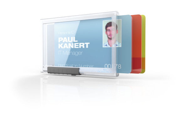 Durable Ausweishalter – 87 × 54 mm, Kunststoff, Transparent – 10 Stück