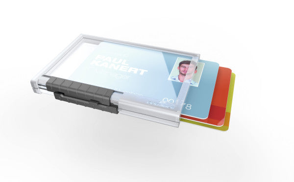 Durable Ausweishalter – 87 × 54 mm, Kunststoff, Transparent – 10 Stück