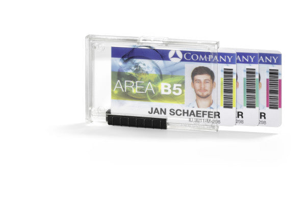 Durable Ausweishalter – 87 × 54 mm, Kunststoff, Transparent – 10 Stück