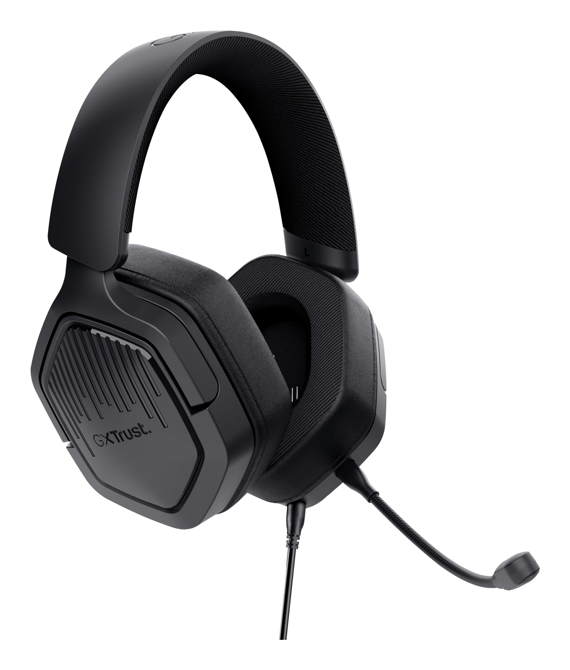 Trust GXT492 Carus Gaming-Headset – Over-Ear, Stereo, Kabelgebunden, 3,5 mm Klinke, Schwarz