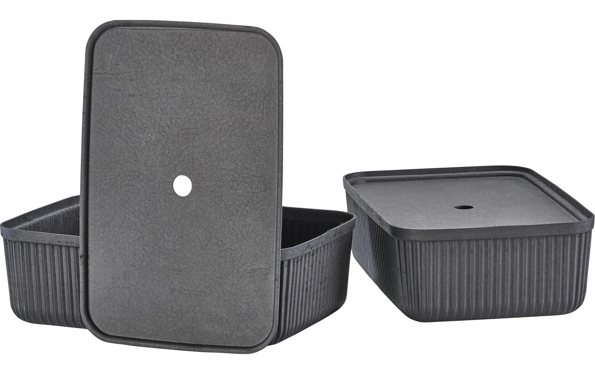 Zone Denmark Aufbewahrungsbox 17 l – Papier – Schwarz – 2 Stück – 320 × 150 × 480 mm
