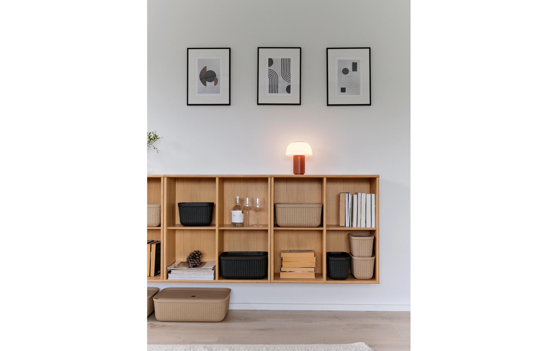 Zone Denmark Aufbewahrungsbox 3,2 l – Papier – Beige – 150 × 230 × 150 mm