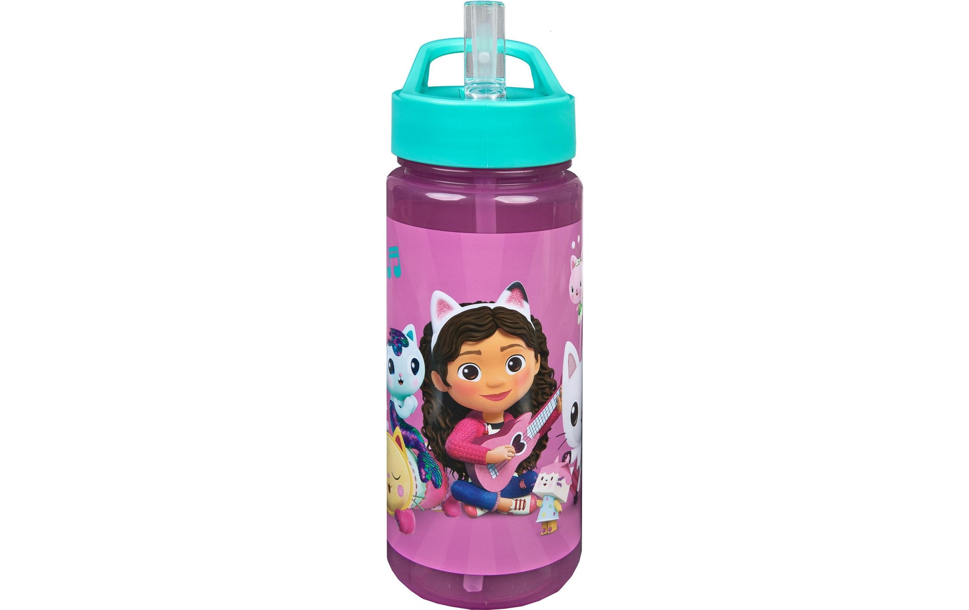 Scooli Aero Kindertrinkflasche 500 ml – Kunststoff, Schraubdeckel, Gabby's Dollhouse