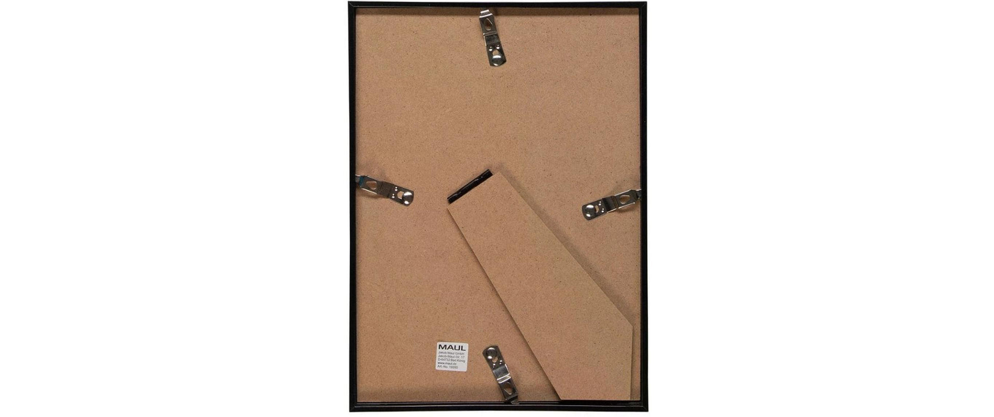 MAUL Bilderrahmen – für 15 × 20 cm – MDF & Kunststoff, Schwarz