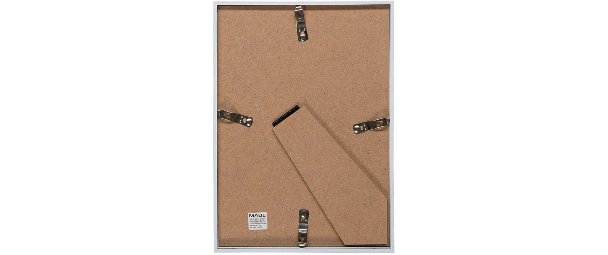 MAUL Bilderrahmen – für 15 × 21 cm – MDF & Kunststoff, Weiss