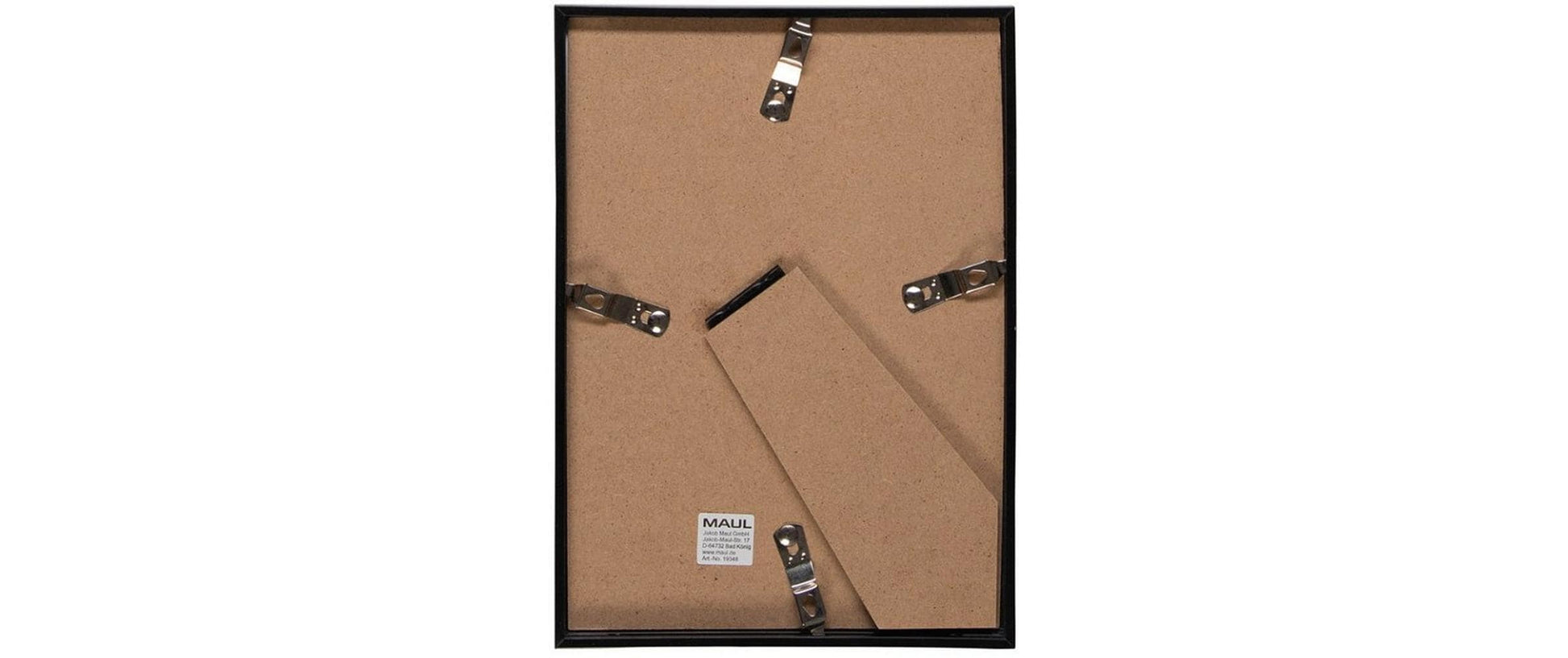 MAUL Bilderrahmen – für 13 × 18 cm – MDF & Kunststoff, Schwarz