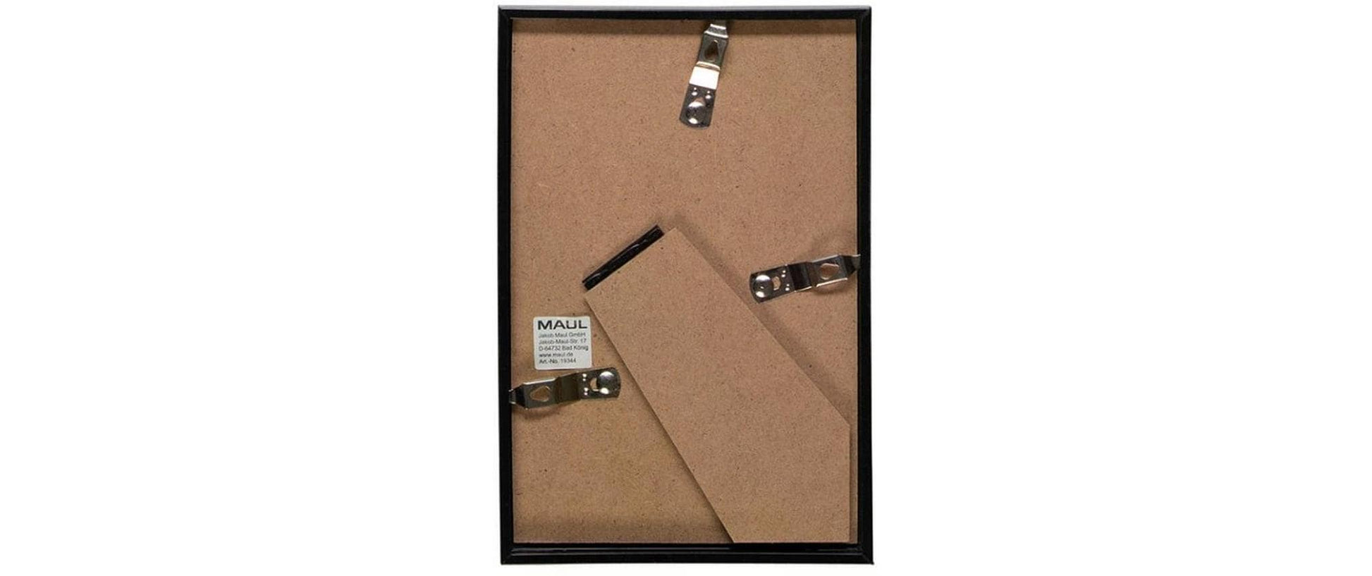 MAUL Bilderrahmen – für 10 × 15 cm – MDF & Kunststoff, Schwarz