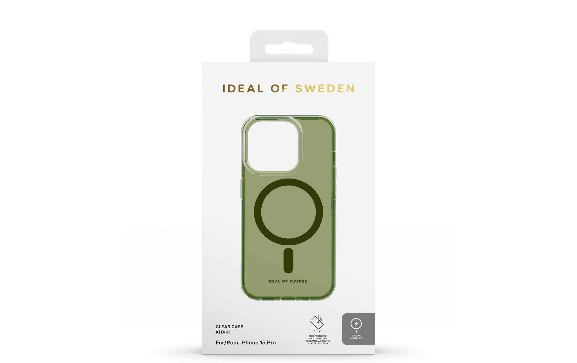 iDeal of Sweden Backcover – für Apple iPhone 15 Pro – MagSafe, PC+TPU, Grün, bis 1,82 m sturzsicher