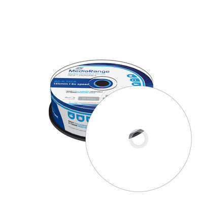 MediaRange BD-R 25 GB – 6×, bedruckbar, 25er Spindel