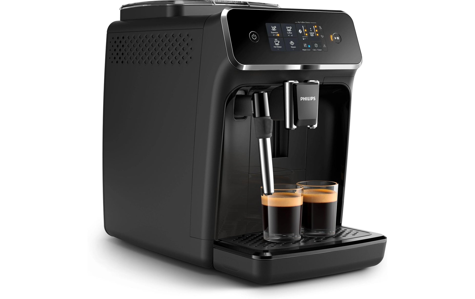 Philips 2200 Serie EP2225/10 Kaffeevollautomat – 15 bar, 1,8 l, 275 g, Keramik-Mahlwerk, Schwarz