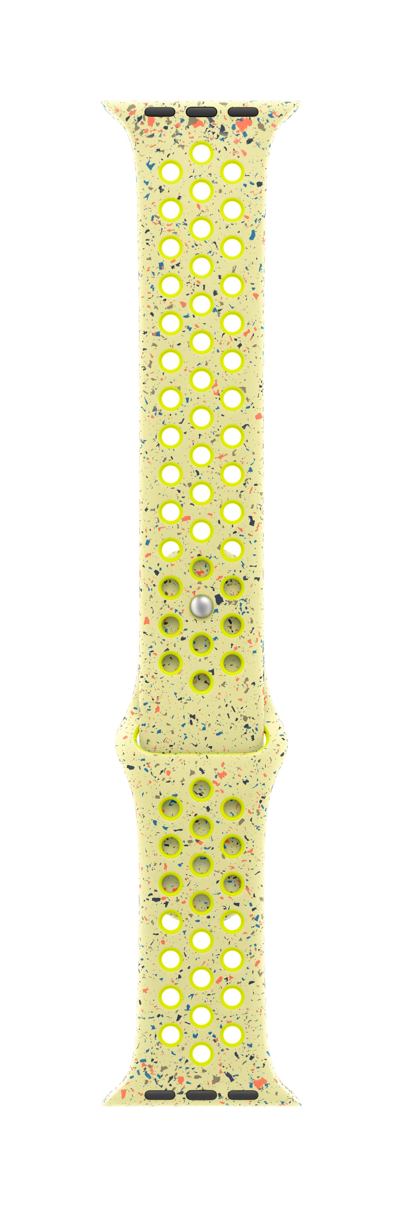 Apple Nike Sport Band – Armband – für Apple Watch 46 mm, Volt Splash (Grün), Grösse S/M, Polymer