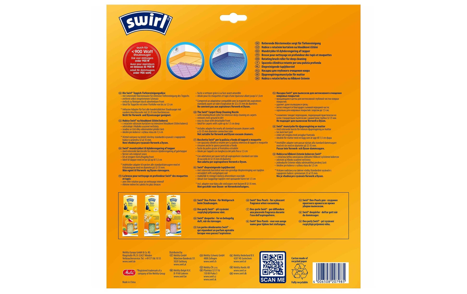Swirl Teppich-Tiefenreinigungsdüse – für Teppichböden