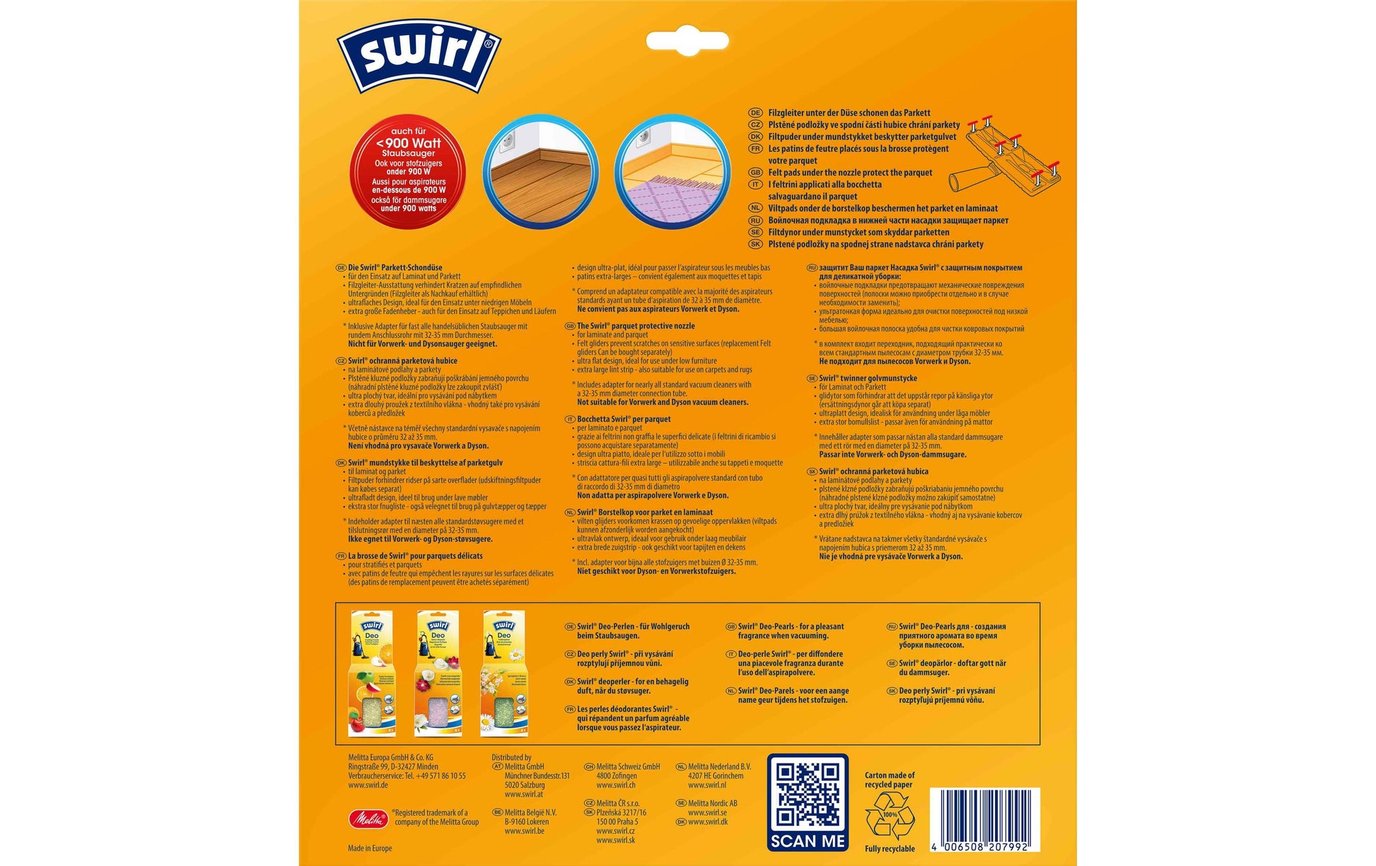 Swirl Staubsaugerbürste Parkett-Schondüse – für Bodenstaubsauger