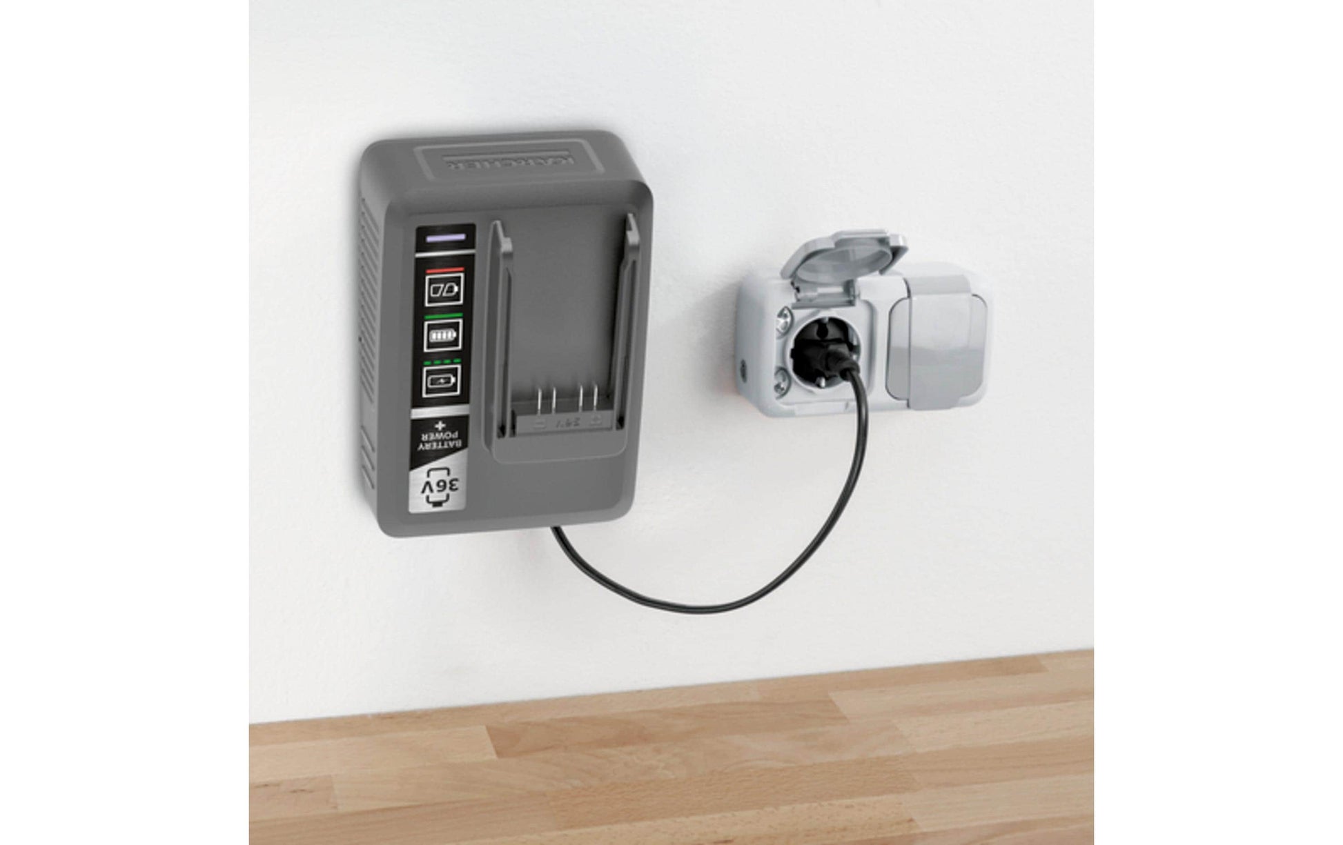 Kärcher Battery Power+ 36/60 Ladegerät – 216 W – für BCU 260/36 Bp, BVL 3/1 Bp, BVL 5/1 Bp und andere