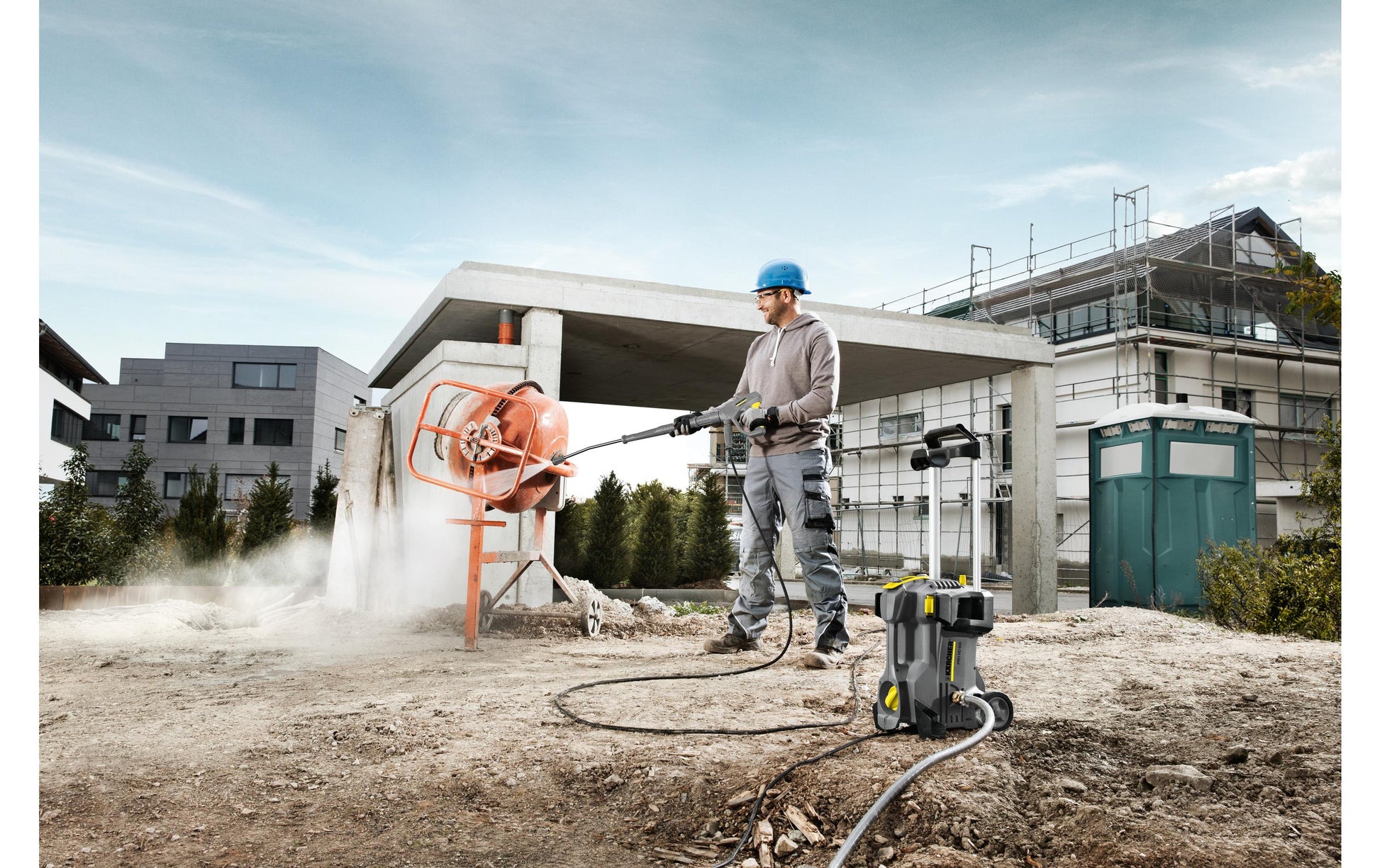 Kärcher professional Hochdruckreiniger HD 5/11 P, Netz, 110 bar, 490 l/h, Schlauch 10 m