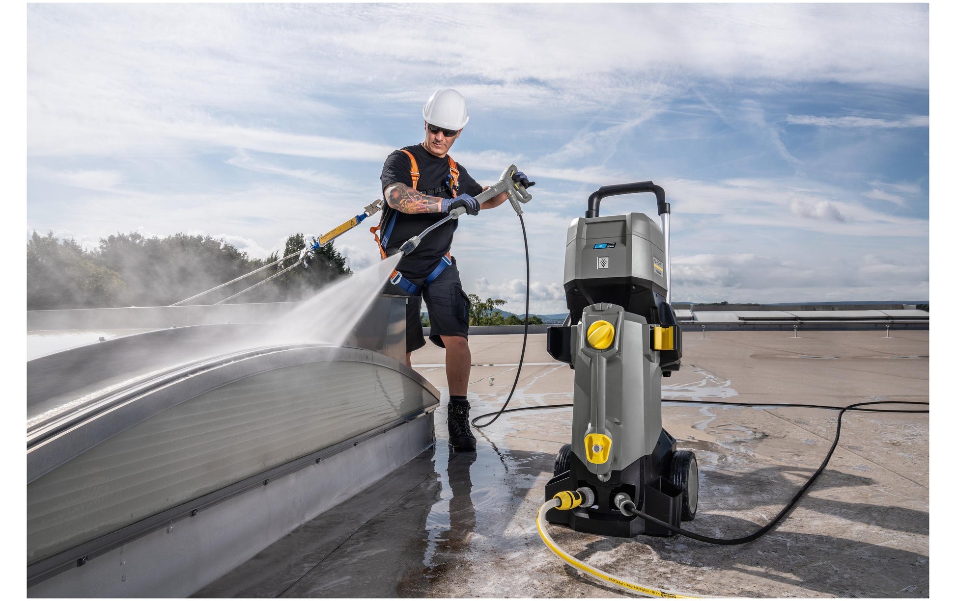 Kärcher HD 4/11 C Bp Pack Plus Hochdruckreiniger – 36 V – 110 bar, 400 l/h – Kärcher Battery Power