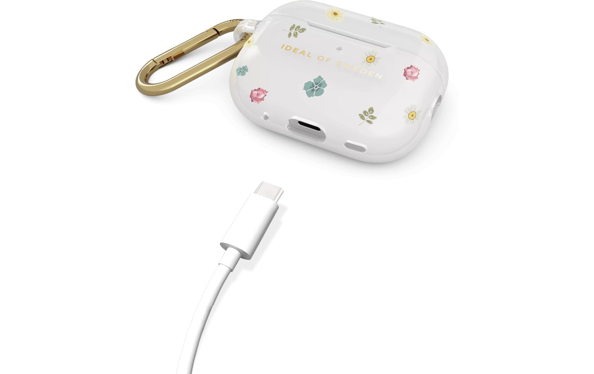 iDeal of Sweden Schutzhülle – für AirPods (1. & 2. Gen.) – TPU – Transparent, Blumenmuster