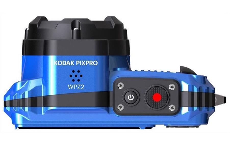 Kodak WPZ2 – Outdoor-Kompaktkamera, 16,3 MP 1/2,3", 1080p, 4× opt. Zoom, Blau