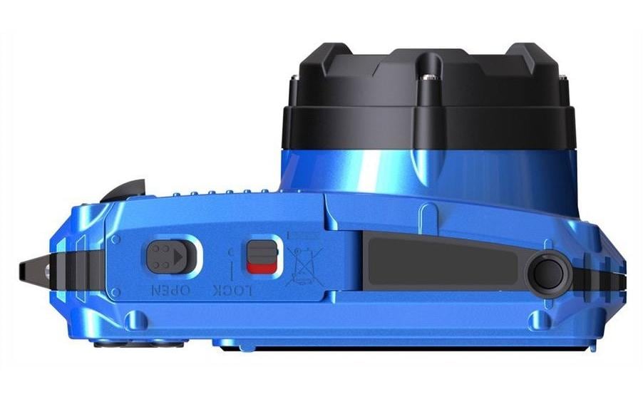 Kodak WPZ2 – Outdoor-Kompaktkamera, 16,3 MP 1/2,3", 1080p, 4× opt. Zoom, Blau