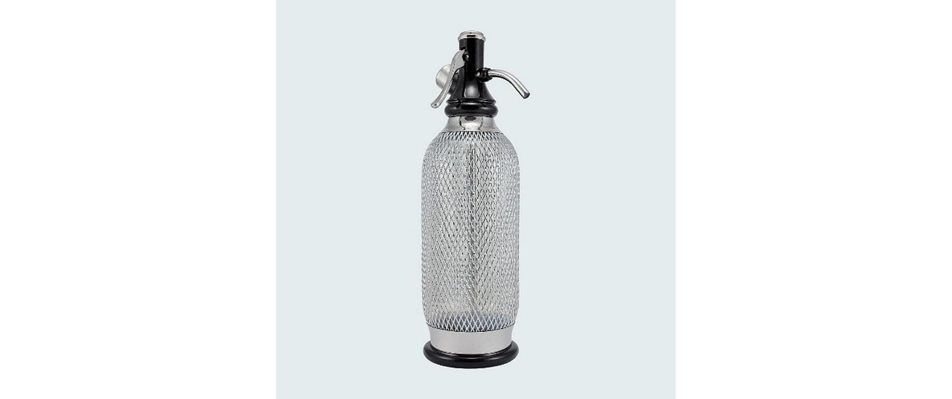 iSi Wassersprudler – inkl. 1 Flasche (PET), für iSi CO₂-Sodakapsel, Silber, 1060
