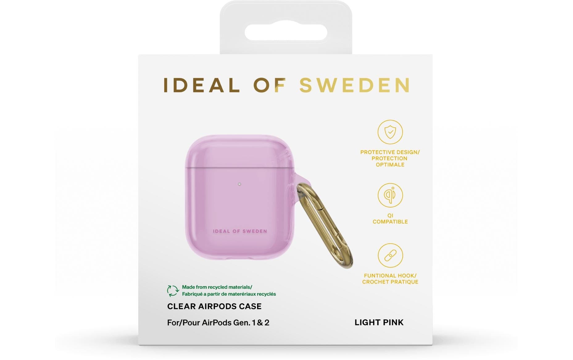 iDeal of Sweden IDCLAPC-512 – Schutzhülle für AirPods (1./2. Gen.), Pink