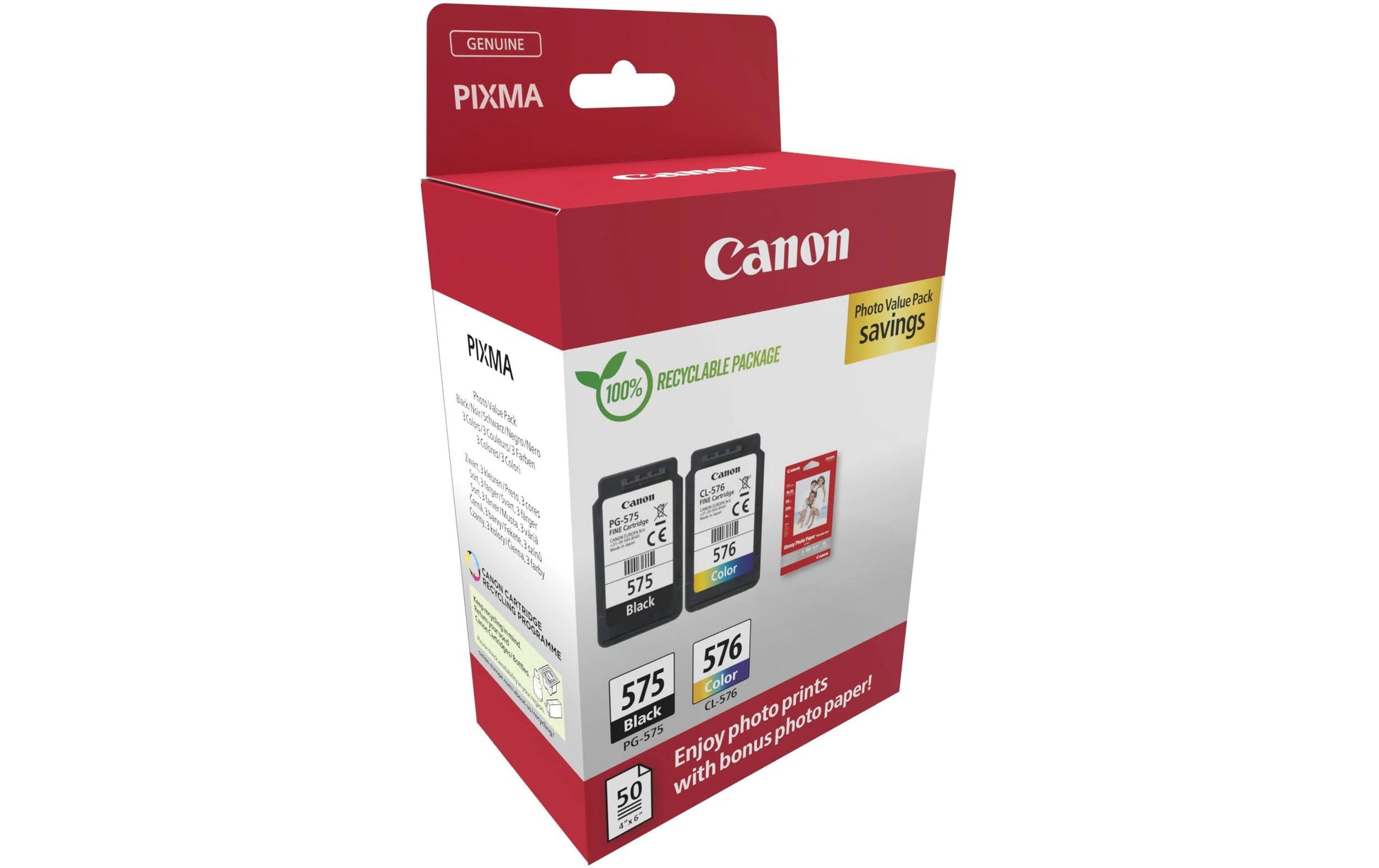 Canon Tintenpatronen-Multipack PG-575/CL-576
