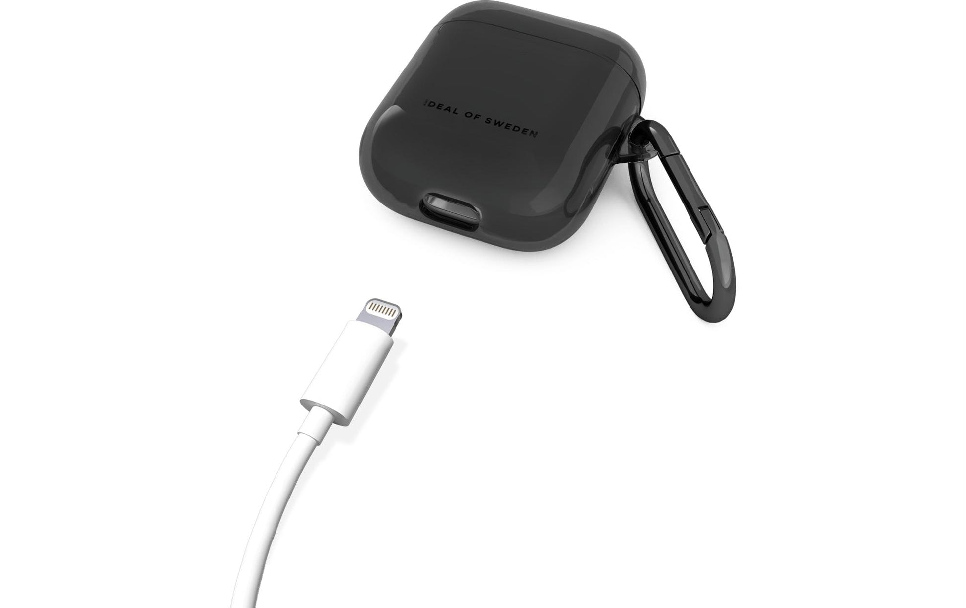 iDeal of Sweden IDCLAPC-470 – Schutzhülle – für AirPods (1. & 2. Gen.) – TPU – Schwarz – kabelloses Laden