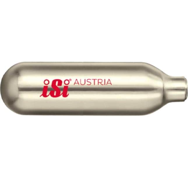 iSi Soda Maker Kapseln – für SodaMaker Classic, Soda Siphon, Twist'n Sparkle, 10 Stk., Edelstahl