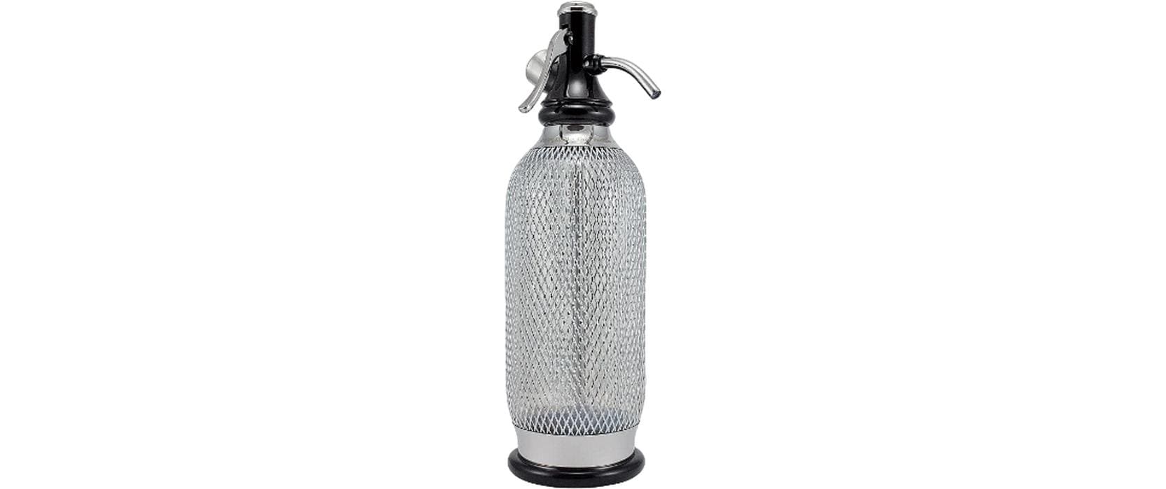 iSi Wassersprudler – inkl. 1 Flasche (PET), für iSi CO₂-Sodakapsel, Silber, 1060